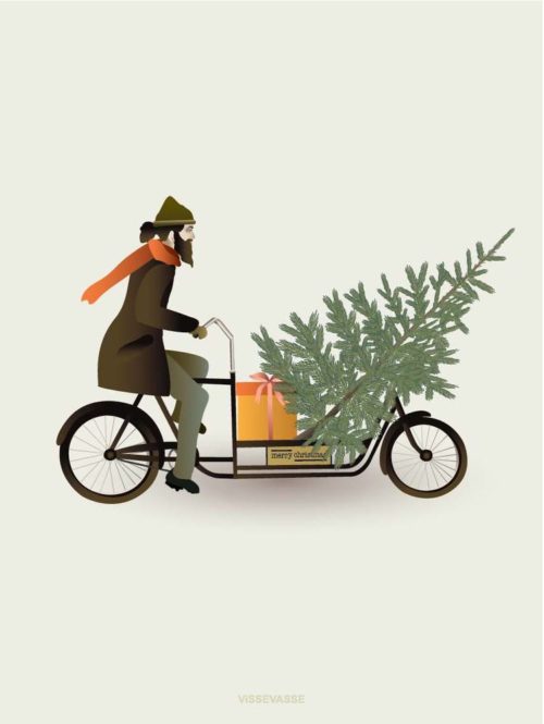ViSSEVASSE Bike With Christmas Tree