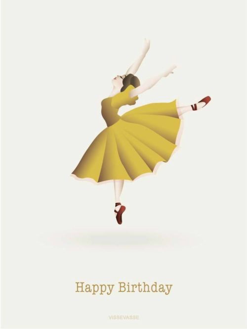 ViSSEVASSE Happy Birthday Ballerina